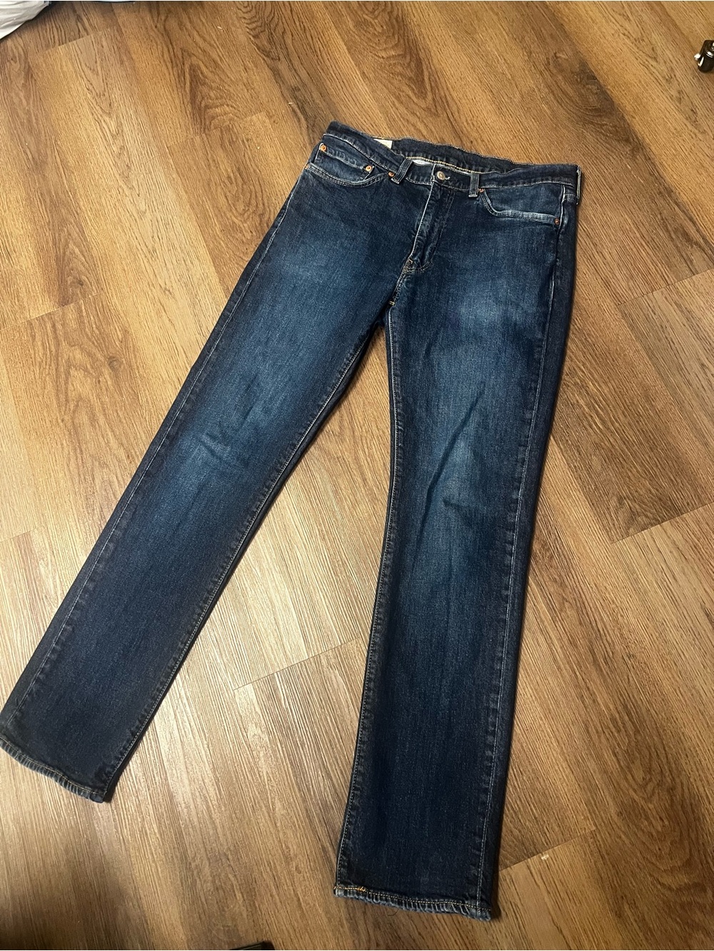 Levi’s Premium 514 Straight Fit Jeans Dark Wash W34 L34